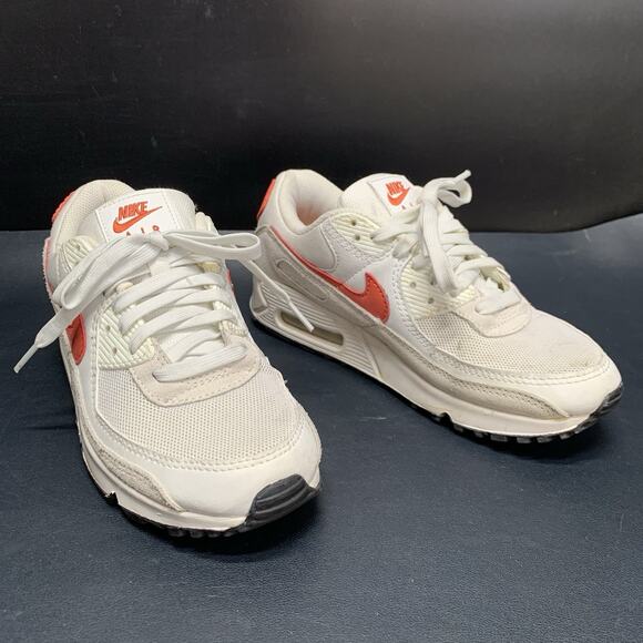 Nike Shoes - Nike Air Max 90 Women’s Trainers Summit White / Mantra Orange Sz 7.5 DM8265-100
